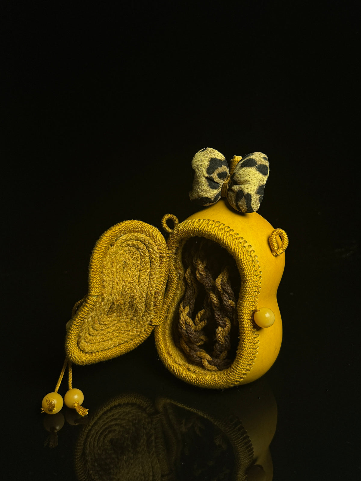B001 crafted gourd crossbody bag, additional view 5