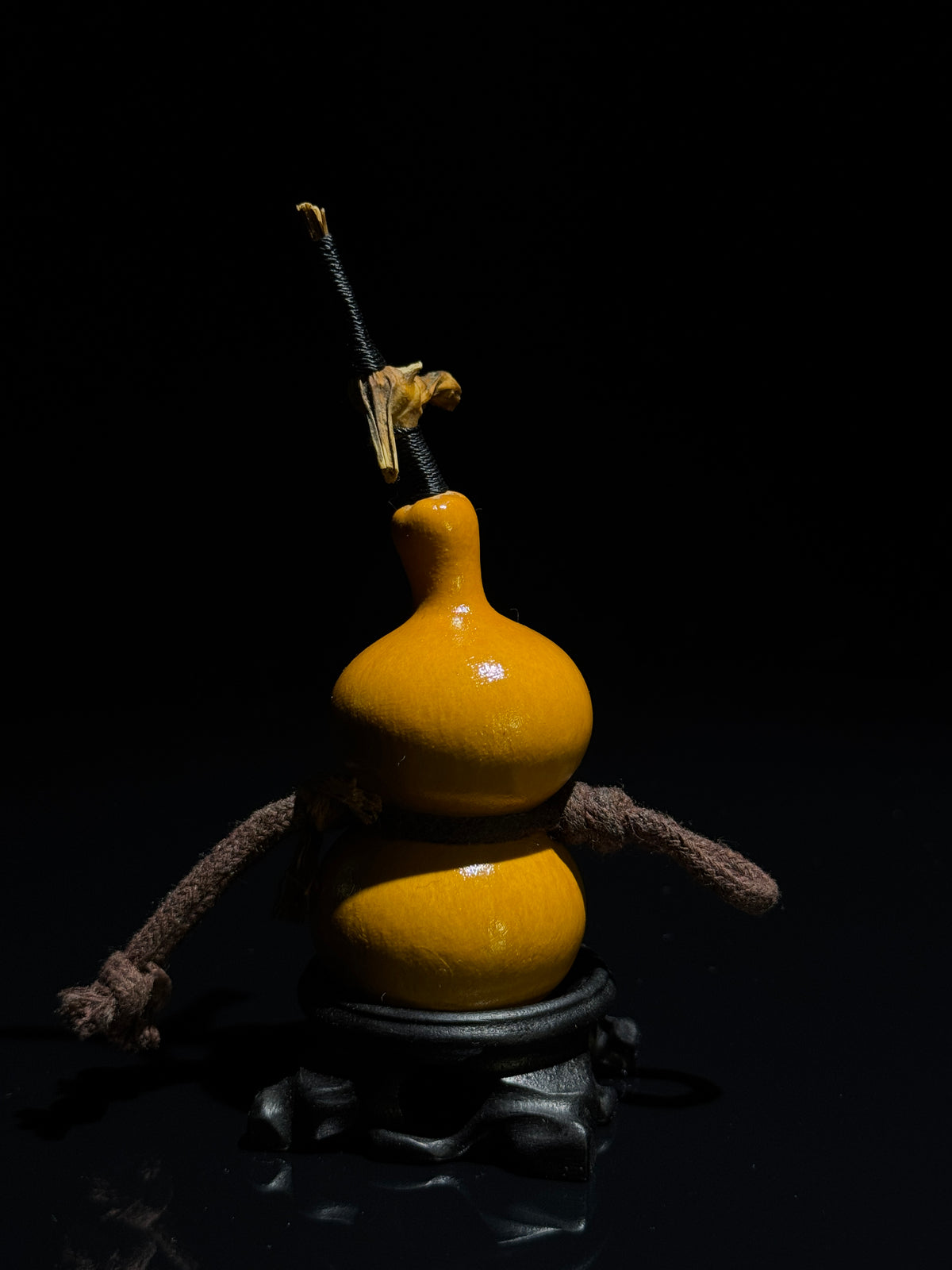 H004 natural gourd, detail view