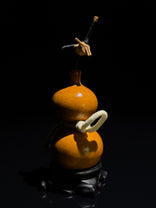 H008 natural gourd, detail view