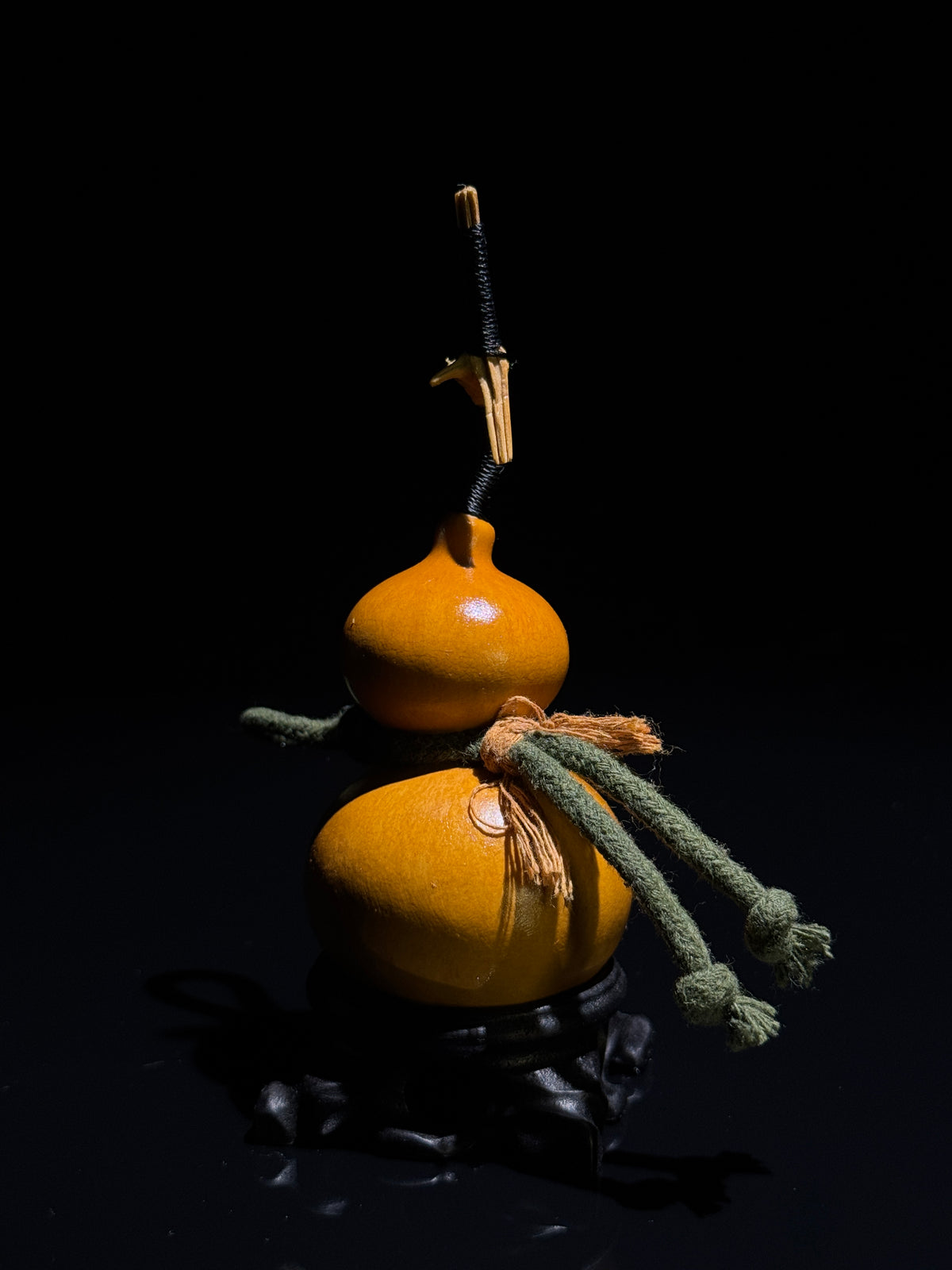 H009 natural gourd, detail view