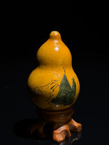 S003 painted natural gourd, additional view 4