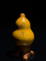 S003 painted natural gourd, additional view 5