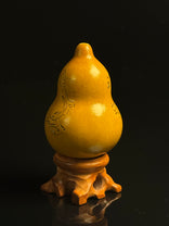 S003 painted natural gourd, additional view 6