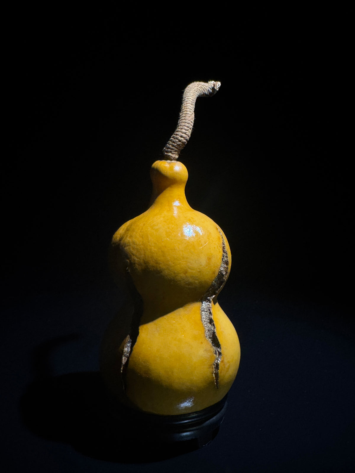 T002 natural-split crafted gourd, primary view